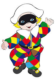 Invito per festa di carnevale presso la biblioteca comunale di martignana di po.